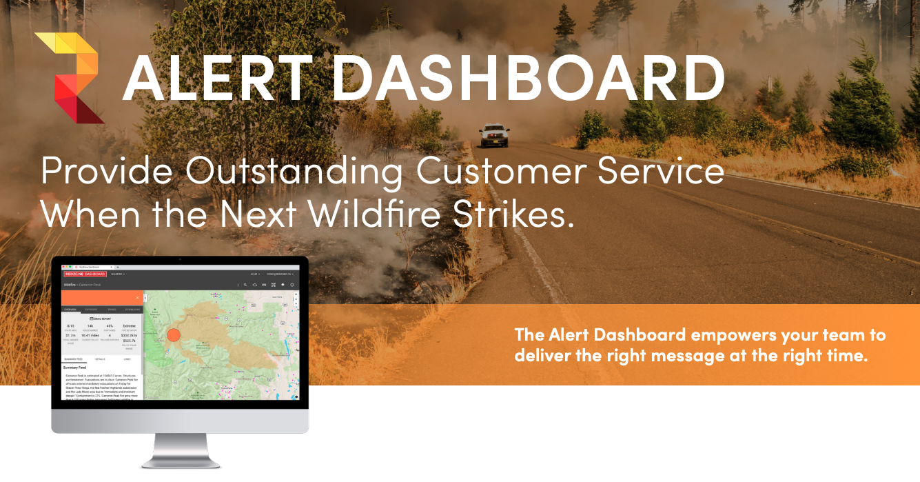 wildfire monitoring through Alert Dashboard